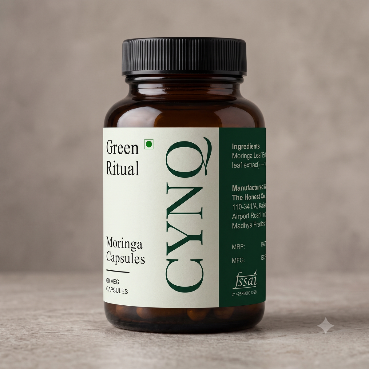 CYNQ Green Ritual — Moringa extract capsules