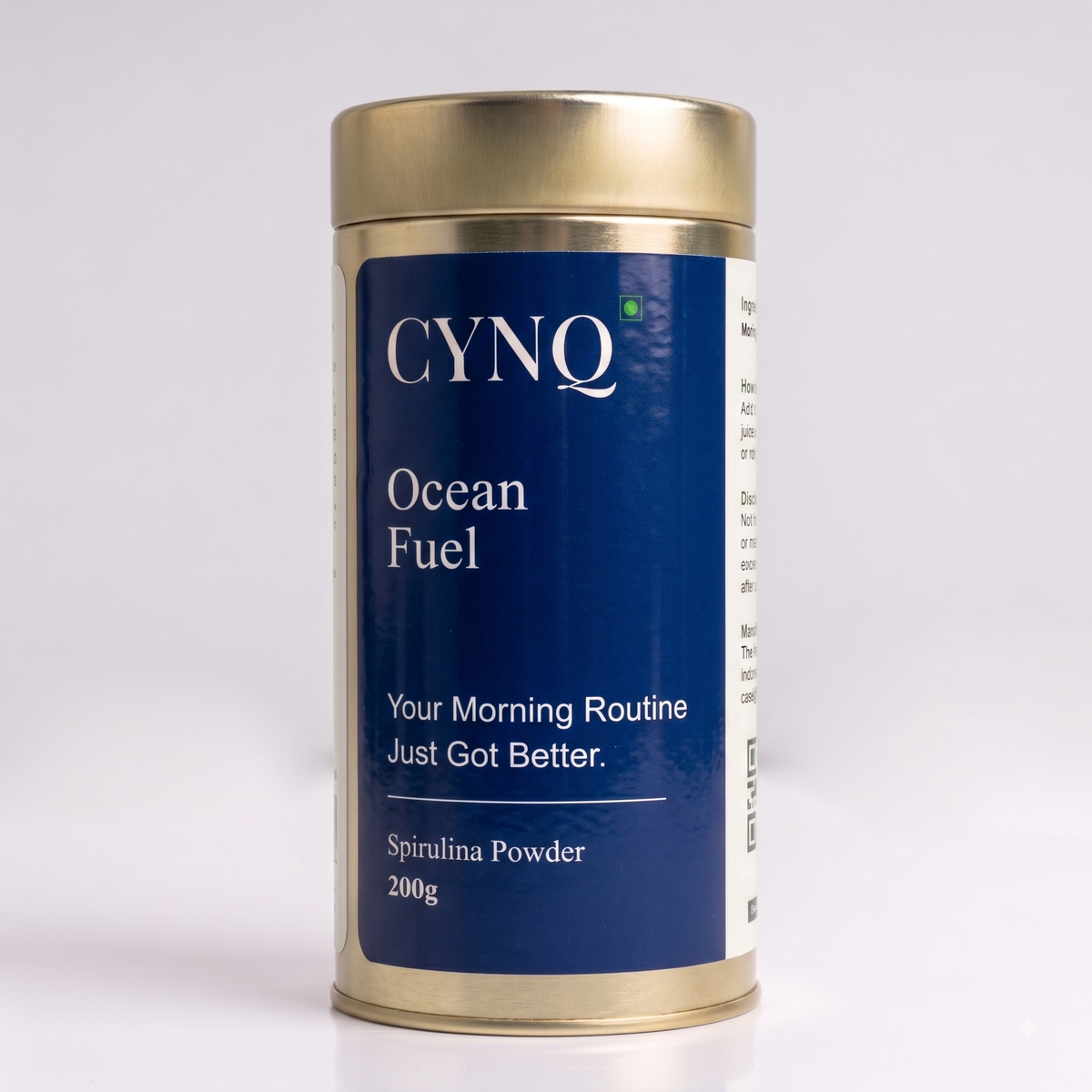 CYNQ Ocean Fuel — Spirulina powder, 200g